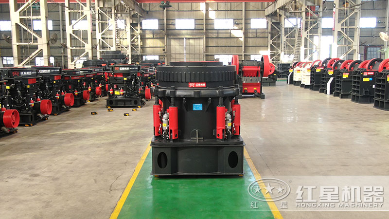 300型圓錐破碎機型號及參數，一小時能生產多少噸石子？